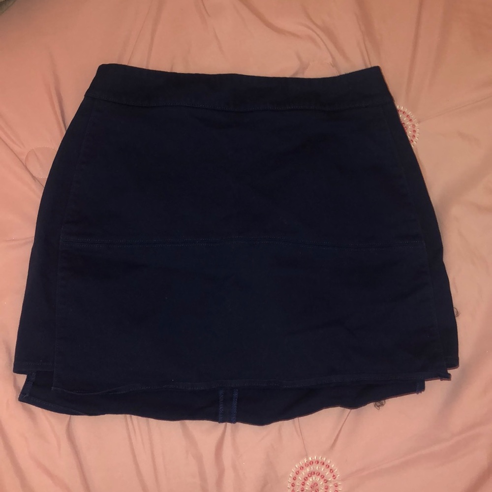 Forever 21 navy blue mini skirt